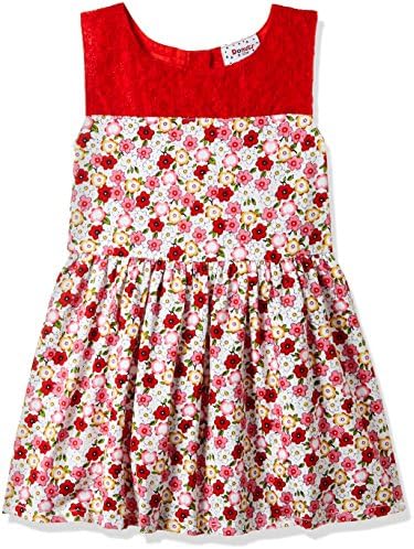 Donuts by Unlimited Baby Girls' A-Line Cotton Knee-Long Dress