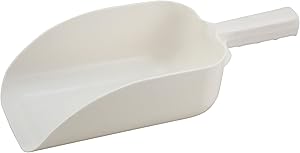 Winco White Utility Plastic Scoop, 64-Ounce