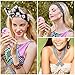 TOODOO 9 Pieces Wire Headbands for Women Girls, Hair Tie Twist Bow Wire Headbands Bowknots Satin Headband Rabbit Ear Wired Headband Yoga Headbands Sports Hair Accessory Hairbands