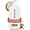 Routine Wellness Anti-Thinning Shampoo for Thinning Hair - Biotin DHT Blocker Women & Men - Color Safe Shampoo for Hair Loss