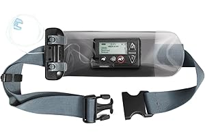 Aquapac Waterproof Insulin Pump Case Small, Made in The UK, 3 Sizes, Belt, Travel Essential, 5 Year Warranty, Eco Friendly, Diabetic, Watersports