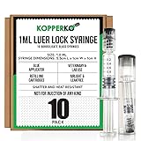 Kopperko 1ml Luer Lock Syringe (10-Pack) - Shatter