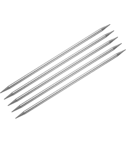ChiaoGoo Bamboo DPN Knitting Needles - 8 Inch (20cm), Set Of 5, Size US 4 (3.5mm) With Stitch Holder