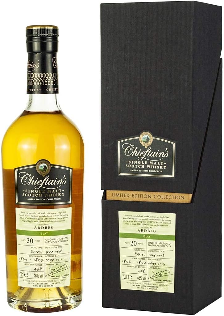 Ardbeg 20 Year Old 1998 Chieftain's