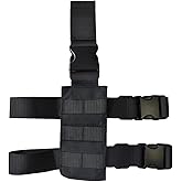 HOUSON Tactical Leg Strap, Nylon Thigh Strap Leg Loops Tactical Leg Bag for Thigh Holster Leg Hanger Military with Quick Release Side Buckle