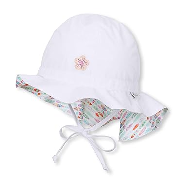 Sterntaler Baby-Mädchen Sonnenhut Sun Hat with Neck Protection