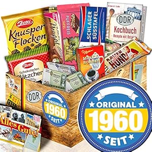 Original seit 1960 + Geschenke 60 Geburtstag Männer + Ossi Paket Schokolade