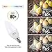 LED Candelabra Bulbs Kakanuo 6W Replace 60W E12 Base Chandelier Bulbs, Warm White 2700K B11 Led Candle Light Bulbs, Pack of 6