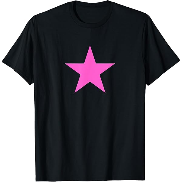 Amazon.com: Dark Red Colored Star on Multiple Colors T-Shirt