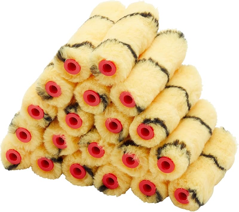 ProDec Big Box 20 Pack 4" Mini Paint Rollers for Emulsion Smooth Finish