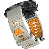 OVERSTEP Watch Bands Compatible with Fenix 8 Solar/Amoled 51mm 26mm Soft Siliocne Strap for Garmin Fenix 5X/Fenix 5X Plus/Fenix 6X/Fenix 6X Pro/Fenix 7X/Fenix 7X Pro Smartwatch