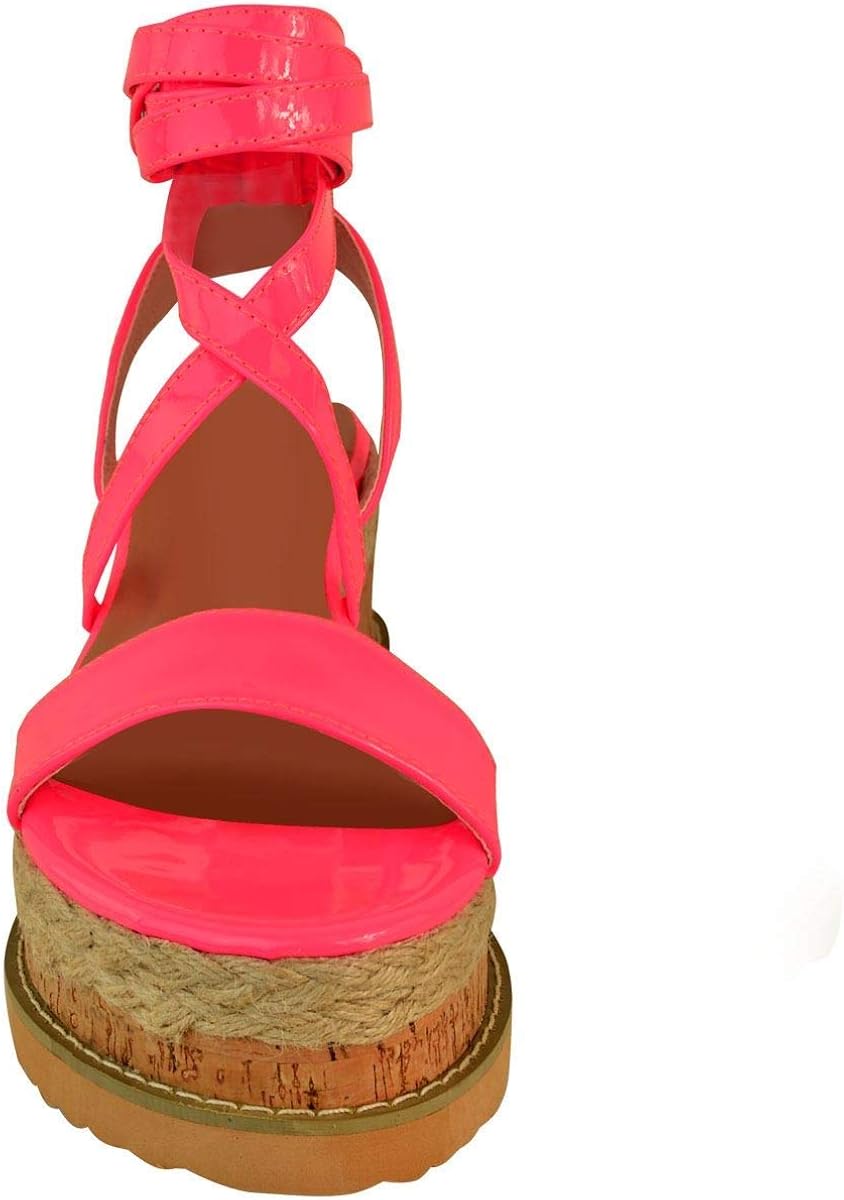 neon pink espadrilles