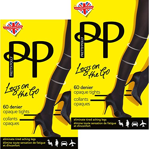 Pretty Polly Black 60 Denier Legs On 