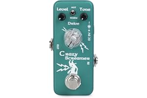 Movall MP-315 Crazy Screamer Overdrive Guitar Pedal Effect with Hot/Warm Modes True Bypass