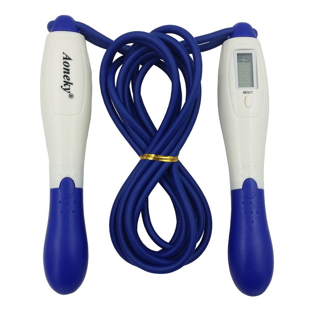 Adjustable Skipping Rope with Digital Counter, Up to 9.8 Feet … Amazon