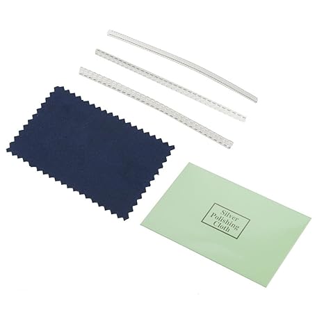 2 Größen Fit Clear Ring Größe Einsteller mit Schmuck Poliertuch für alle Ringe, ideal für lose Ringe, Packung von 12 (2mm / 3