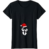 Baby Bump First Christmas Pregnancy Shirts Humor T-Shirt
