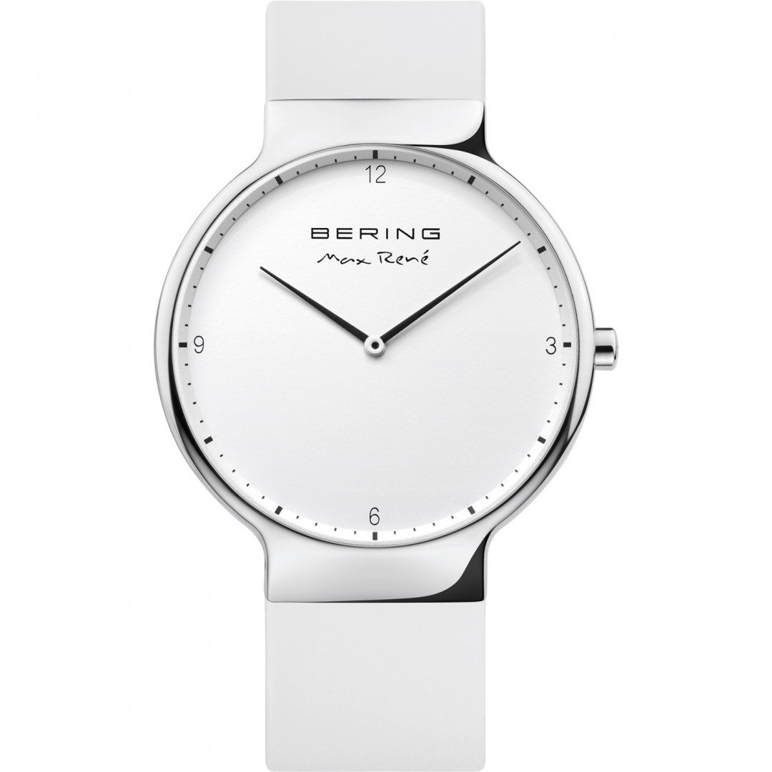 BERING Women Analog Quartz Max René Collection Watch with Silicone Strap and Sapphire Crystal 15540-904