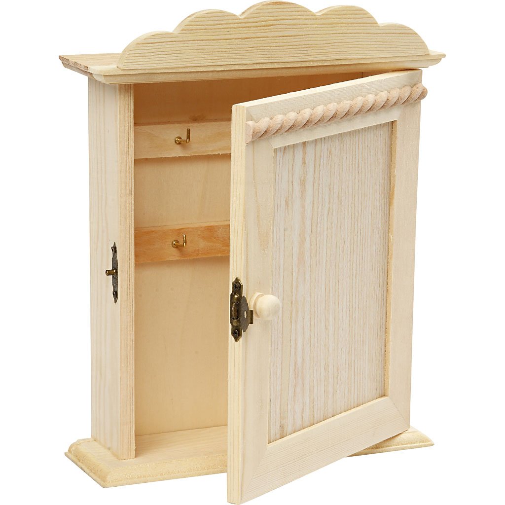 Key Cabinet, size 18x6x22 cm, pine, 1pc