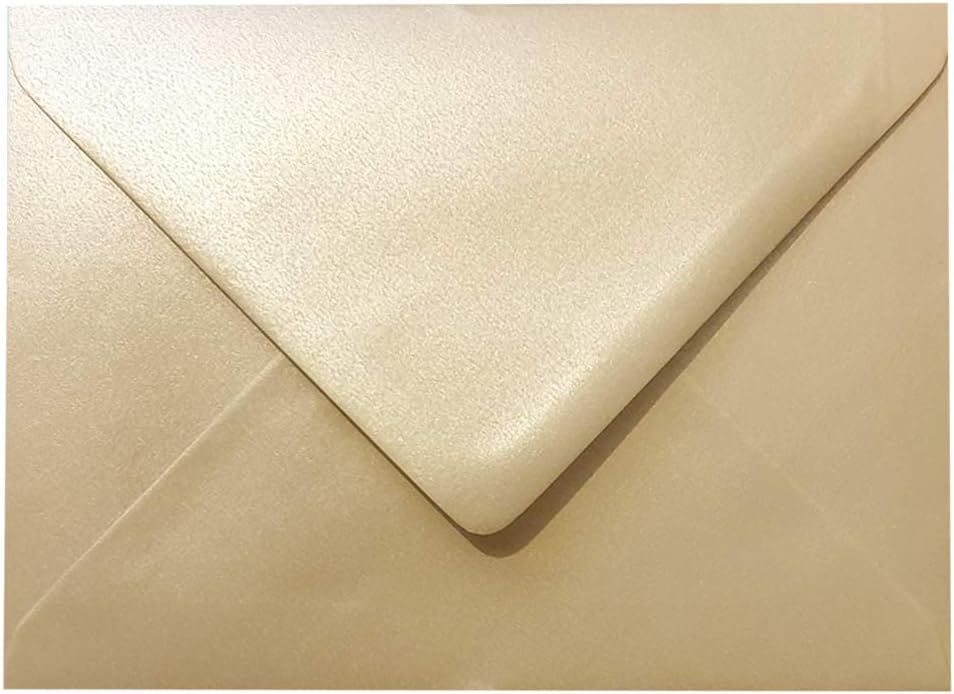 Cream Pearlescent Envelopes - Size C6 162mm x 114mm - Pack of 100