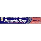 Reynolds Wrap Everyday Strength Aluminum Foil Roll, 12 Inch Wide, 30sq ft | 12 Inch Kitchen Foil Roll, Grill And Freezer Safe, Ideal For Foil Packets, Grilling, Home Cooking, 10 yds x 12 in