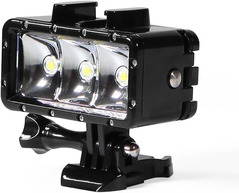Alftek Fashion LED Light 30m Waterproof Lamp For Gopro Hero5/5S/4/4S/3+/3/2 SJCAM Sj6000/Sj7000 Camera Fill Night Diving Lights