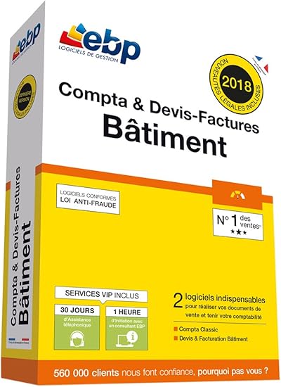 Ebp Compta Devis Factures Batiment Ol Derniere Version Ntes Legales Incluses Amazon Fr Logiciels