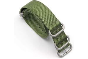 ARASHEN Zulu Strap 18/19/20/21/22/23/24/26mm Nylon Watch Bands Replacement Military Canvas Watch Strap One Piece Watchband