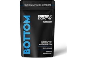 FRIEND OF DOROTHY - Bottom Fiber Supplement for Effortless Prep Time - Helps Promote Digestive Regularity - Psyllium Husk Based - for Men Who Bottom -180 Vegan Capsules - 2 Months Supply