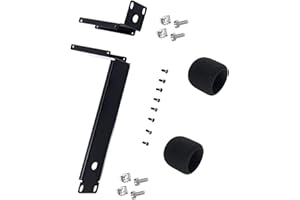 RhymKawa Rackmount Kit for Shur BLX4R, ULXD4 and P3T Single Wireless Transmitters in Rack Space Case