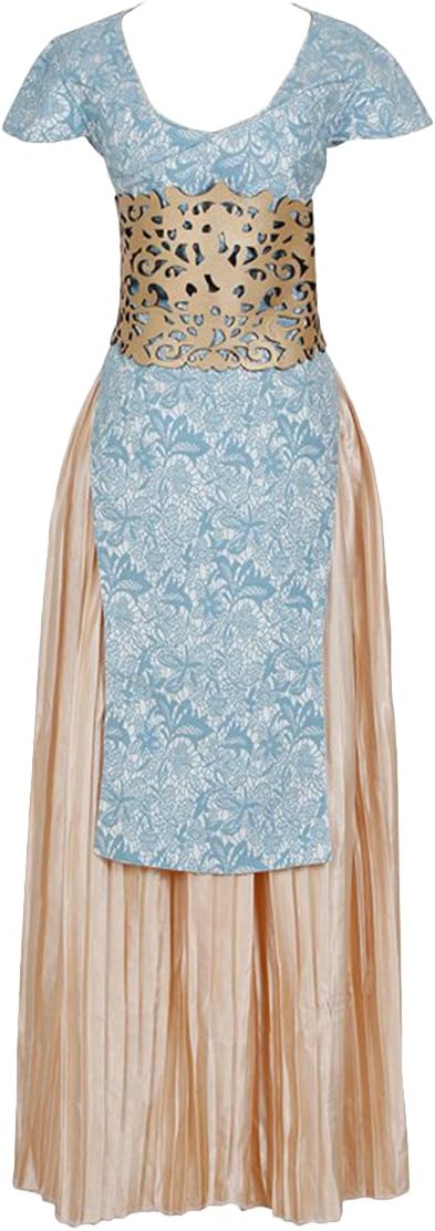 Eller Ware Women Chiffon Jacquard Dress Halloween Cosplay Costume for Adult and Child