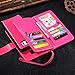 Note 5 Case, Galaxy Note 5 Case, Joopapa Galaxy Note 5 Wallet Case,Pu Leather Case Magnet Wallet Credit Card Holder Flip Cover Case Built-in 9 Card Slots & Stand Case for Samsung Galaxy Note 5 (Pink)