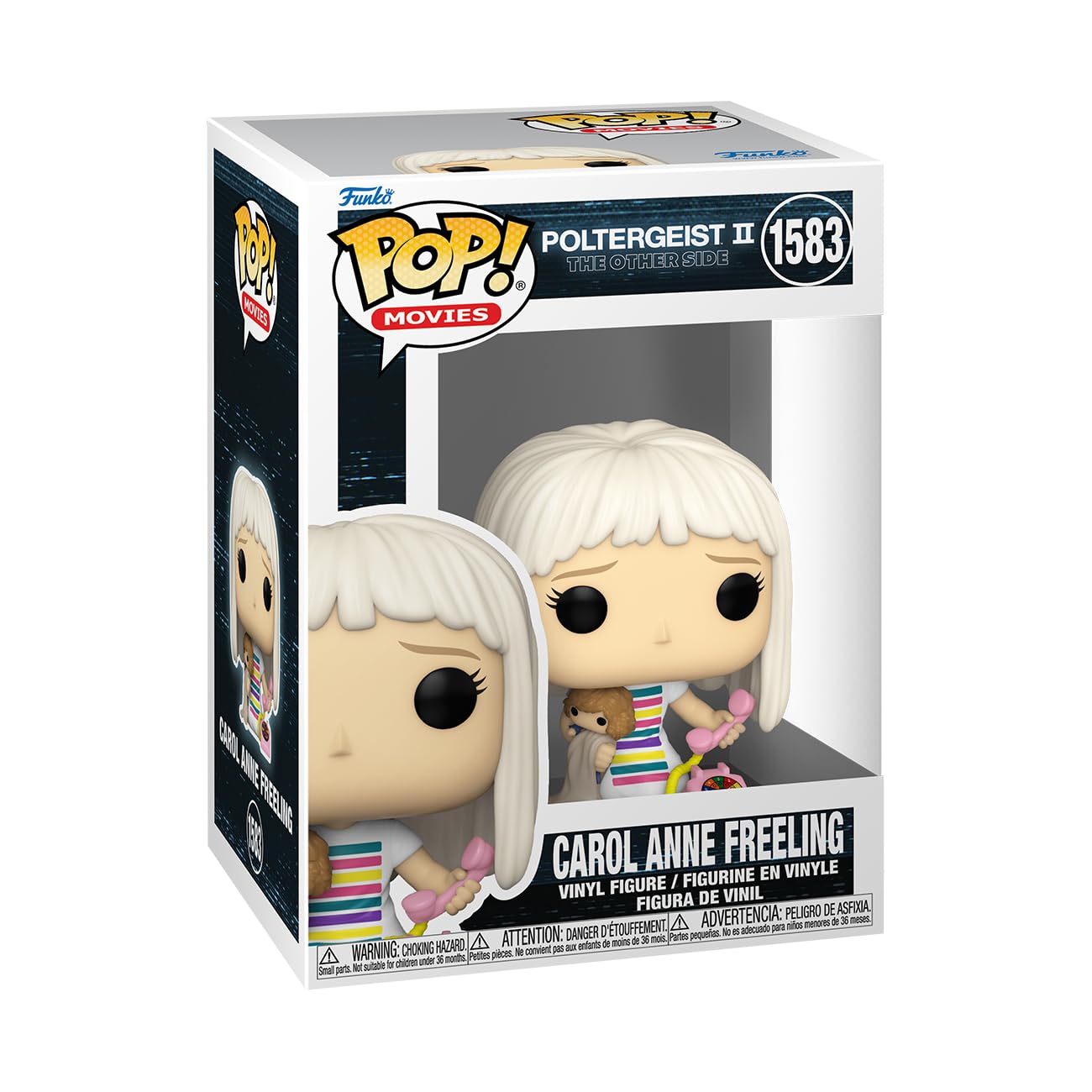 Funko Pop! Movie: Poltergeist – Carol Anne Freeling Anne - Poltergeist 1982 - Collectable Vinyl Figure - Gift Idea - Official Merchandise - Toys for Kids & Adults - Movies Fans