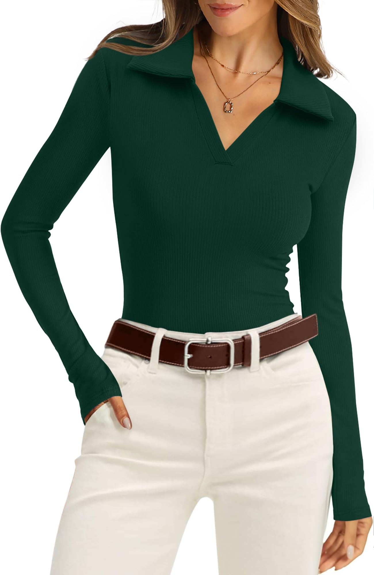 WIHOLL Womens Blouses for Work Professional Fall