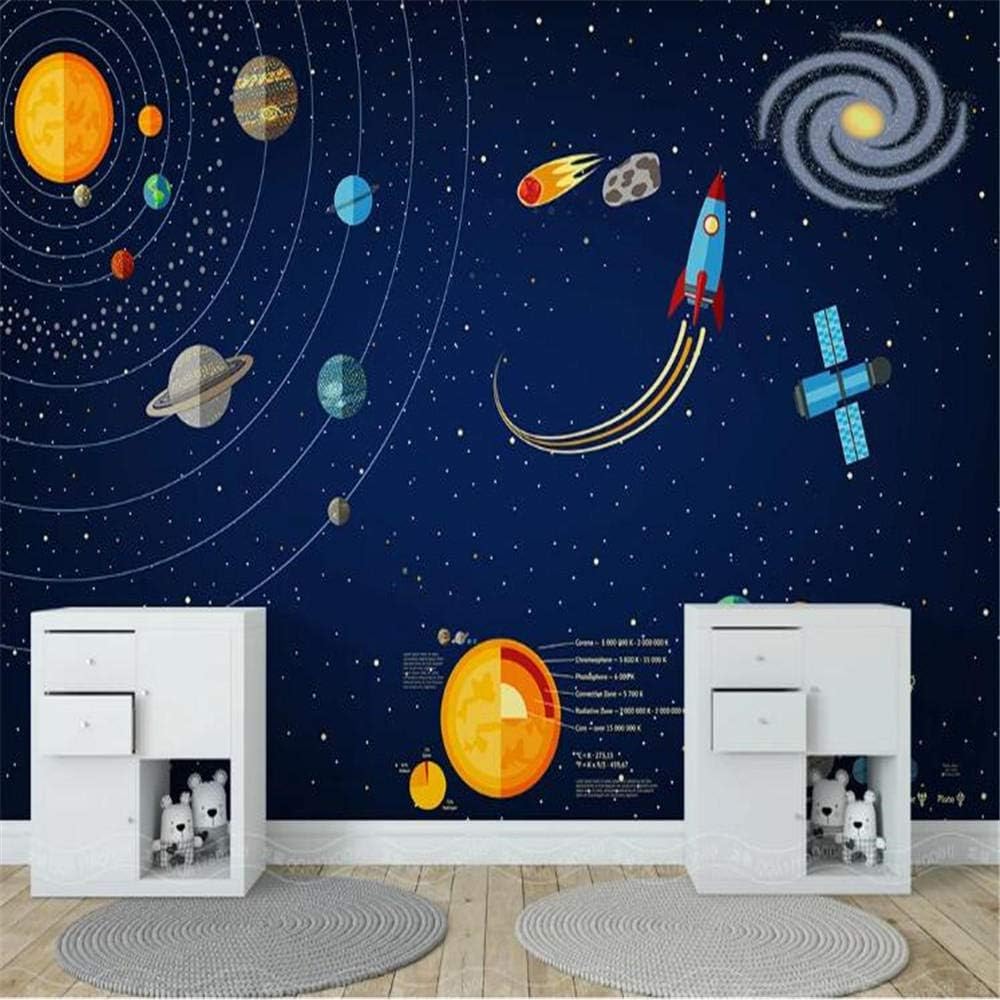 Papel tapiz 3D personalizado Mural pintado a mano universo espacial
