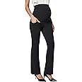 Ewedoos Maternity Pants for Women Stretchy Maternity Clothes Over The Belly Pregnancy Dress Work Pants with Pockets