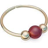 Jolliz Red Opal Nose Ring - 14k Gold Filled Nose Piercing hoop