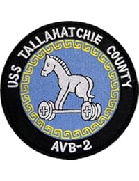 USS Tallahatchie County AVB-2 Ship Patch Full Color