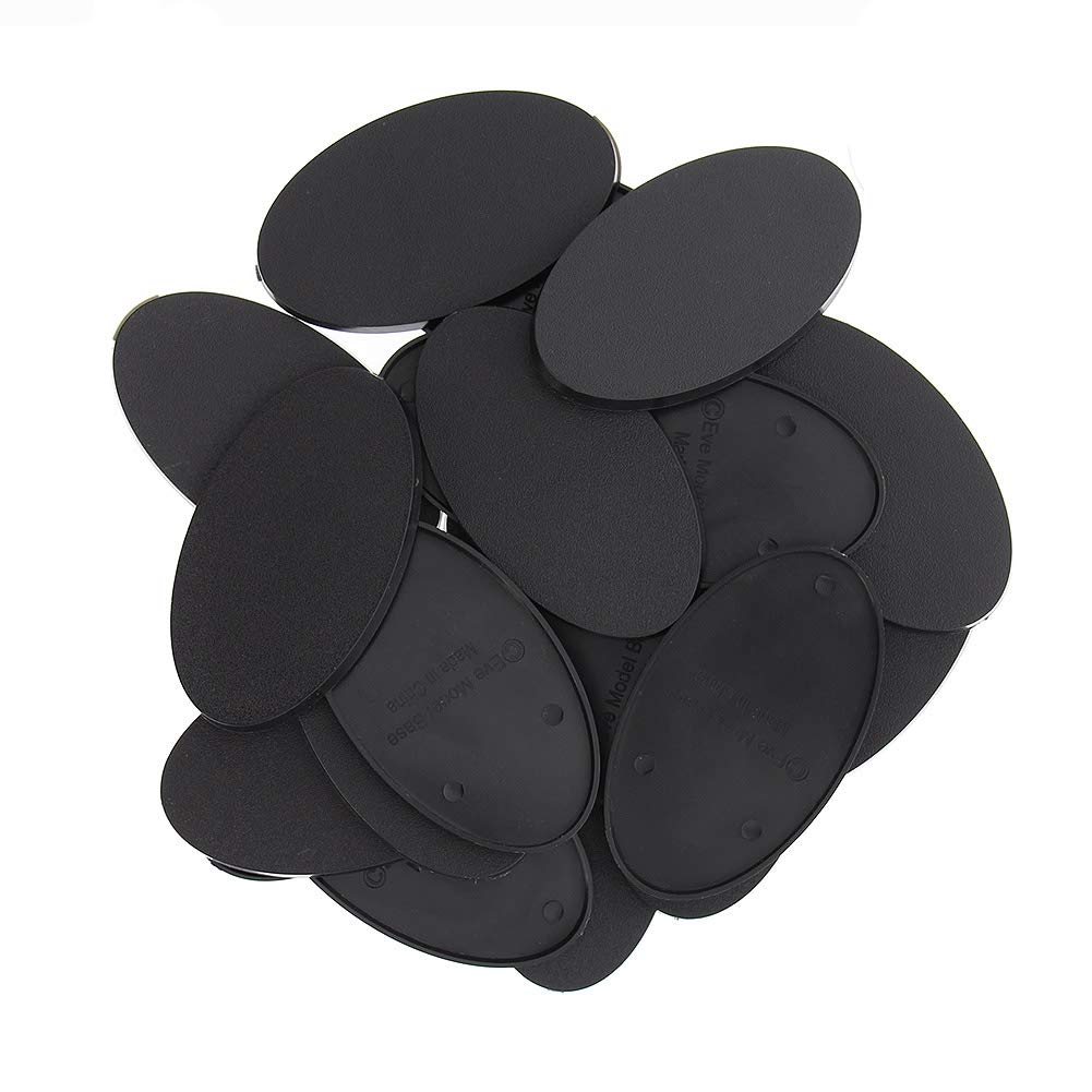 Evemodel MB990 20pcs Oval Bases 90X52mm Oval Plastic Bases For Miniature Wargames