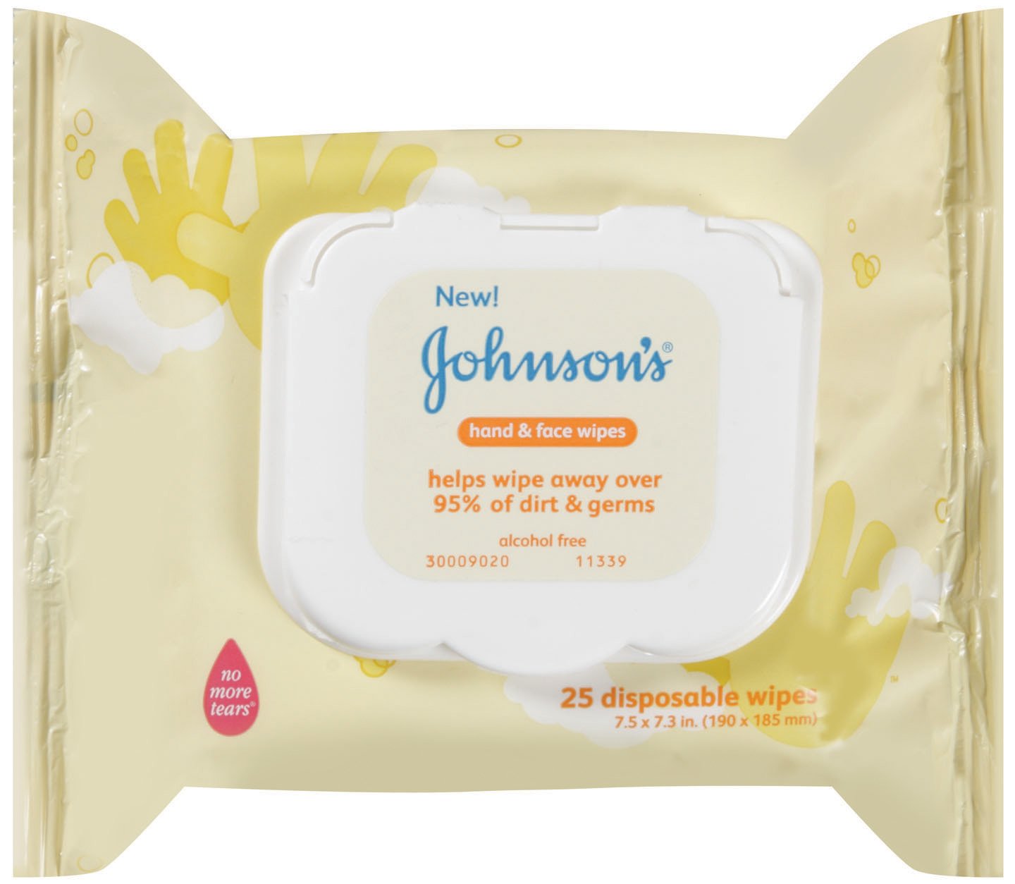 johnson and johnson baby face wipes