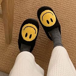 dubuto Smile Face Slippers for Girls Boys, Cute