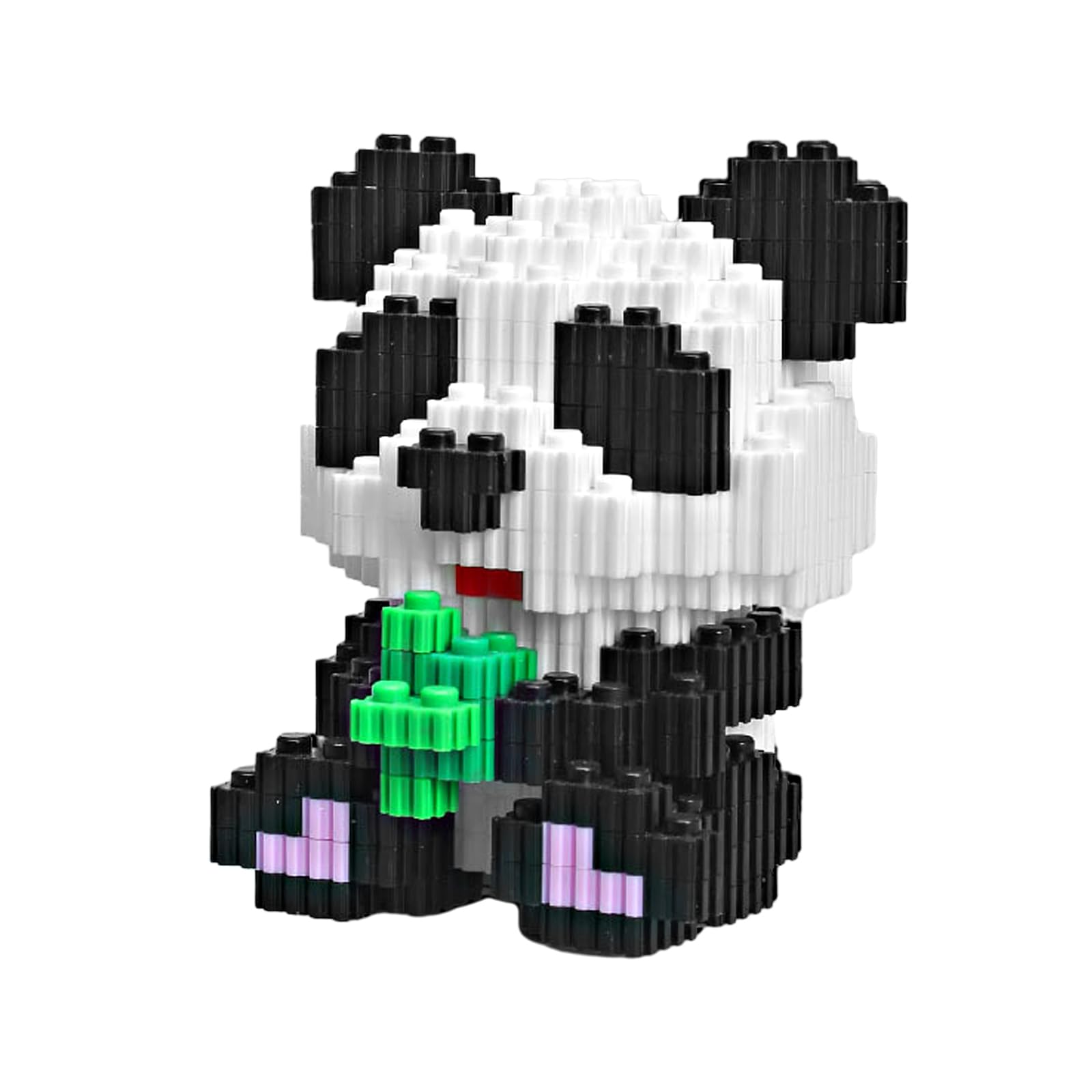 Larcele Micro Building Blocks Animal Set, DIY Mini 3D Building Toy Bricks,330 Dots KLJM-10 (Panda 5391)