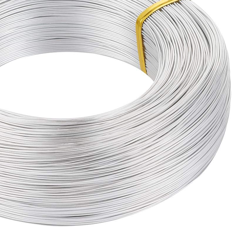 PandaHall 984 Feet Silver Aluminum Wire 0.8mm/20gauge Metal Craft Wire for DIY Manual Arts Jewelry Making(Silver) - Image 3