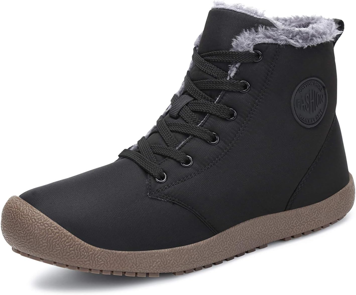 Dannto Warm Snow Boots High Top Waterproof Outdoor Fur Lined Winter Cold Shoes Ankle Booties for Men Women