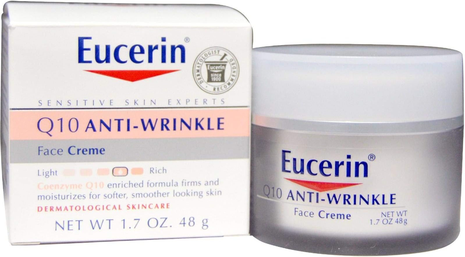 سعر Eucerin, Q10 AntiWrinkle Face Creme, 1.7 oz (48 g) فى السعودية