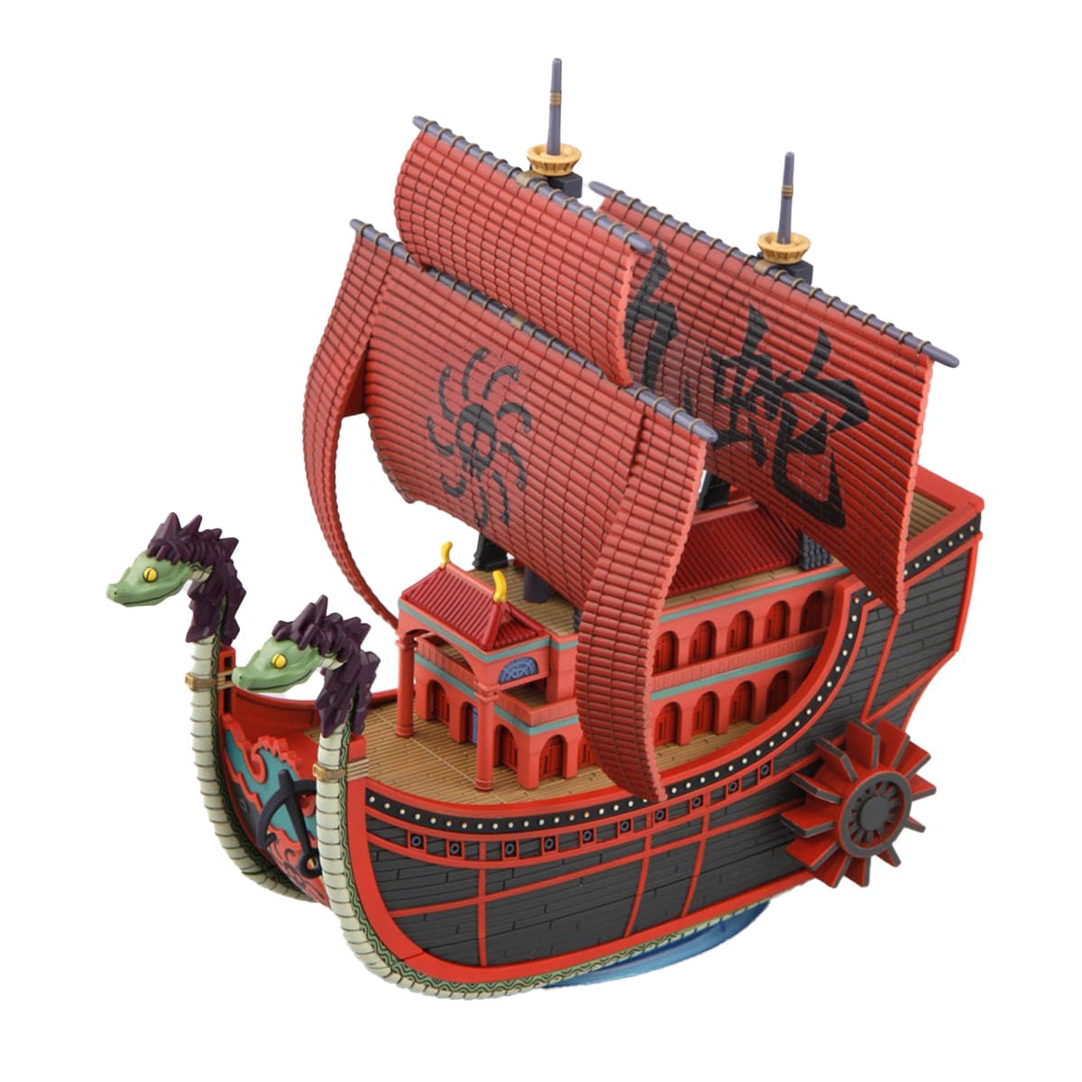 BANDAI SPIRITS Bandai Hobby | Grand Ship Collection One Piece Kuja Pirates Ship Model Kit | Easy Snap‑Fit Assembly, No Glue or Paint Required | Official