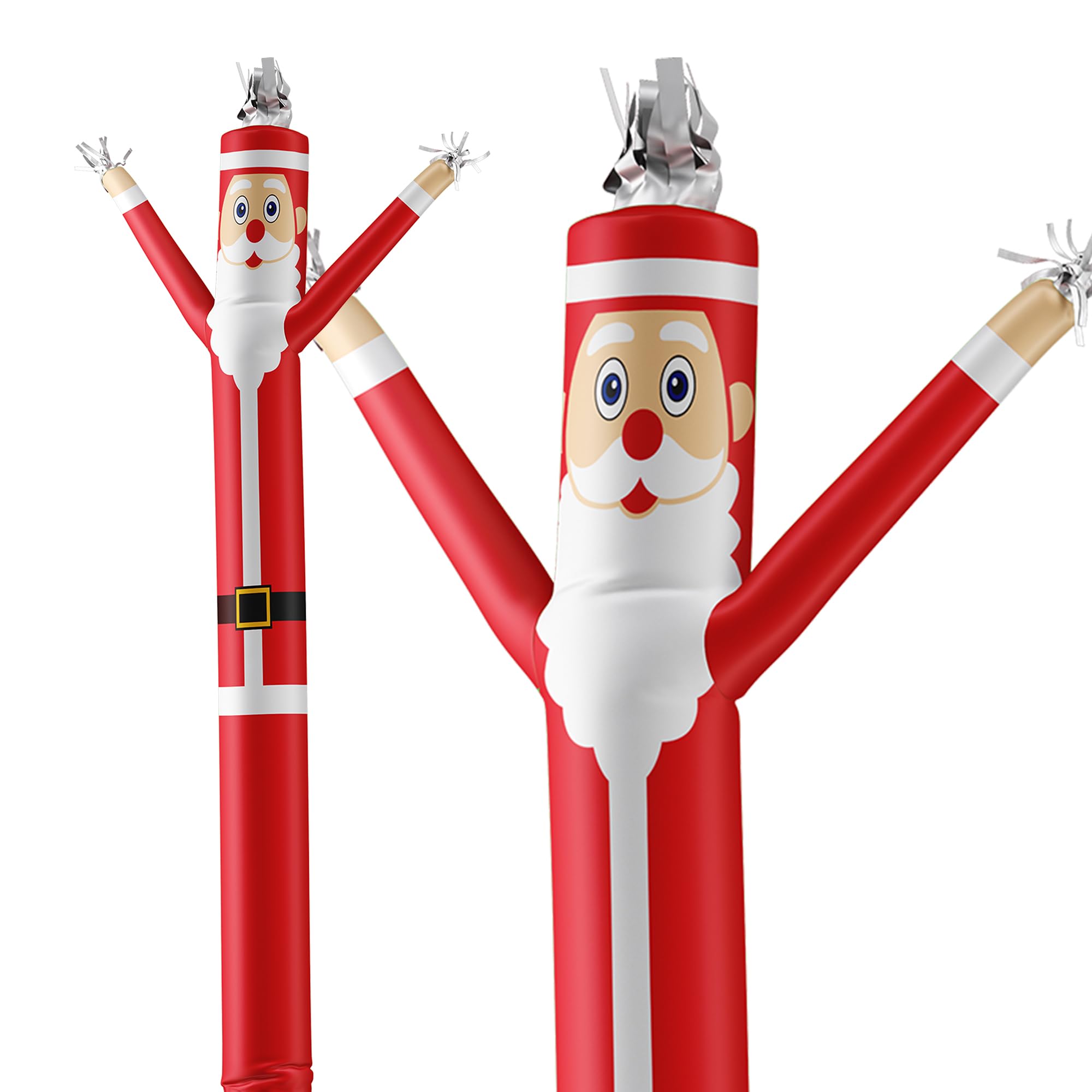 LookOurWay Air Dancers Inflatable Tube Man Attachment - 20ft Santa Claus Wacky Waving Inflatable Tube Guy - Christmas Holiday Promotion - (No Blower)