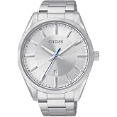 Citizen Quartz Mens Watch, Stainless Steel, Classic