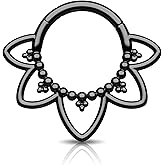 Agrewd Minimalist Lotus G23 Solid Titanium Septum Rings 16G Flower Septum Jewelry Dainty Helix Daith Earrings for Women Daith Piercing Jewelry Surgical Steel Hypoallergenic