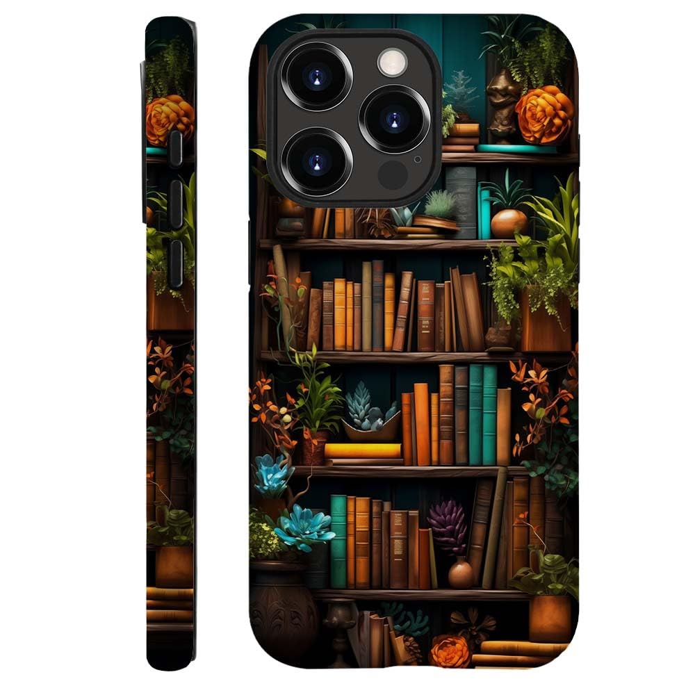 Photo 1 of SEized Case Compatible with for iPhone 13 Pro,Plants Books Phone Case for Girl Women Boy Men,Durable Protection Case for iPhone 13 Pro